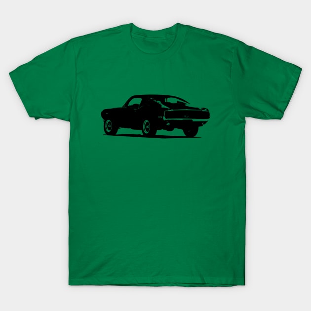 Ford mustang 68 fastback bullitt T-Shirt by GalfiZsolt